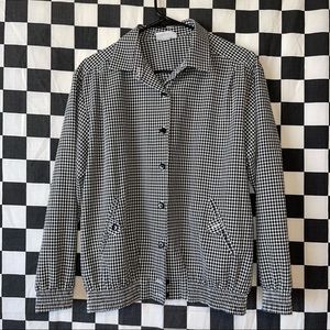 Vintage 90s ginham jacket